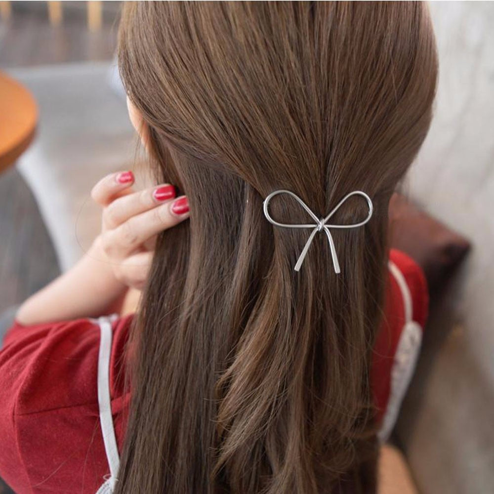 Accesorios para el cabello de moda para mujer, pinza para el cabello de mariposa calada geométrica, pasadores, tocado, accesorios para el cabello, regalo casual
