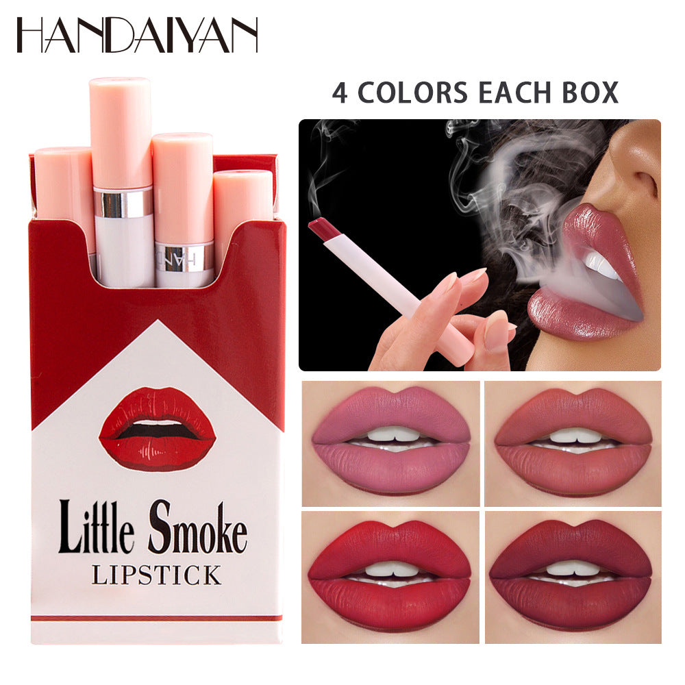 Cigarette Lipstick Set — Velvet Matte Finish (Set of 4)