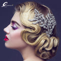 Peineta de dama de honor para mujer, accesorios de boda para el cabello, tocado de novia con hojas, accesorios para el cabello, joyería de boda, pieza de pelo para novia