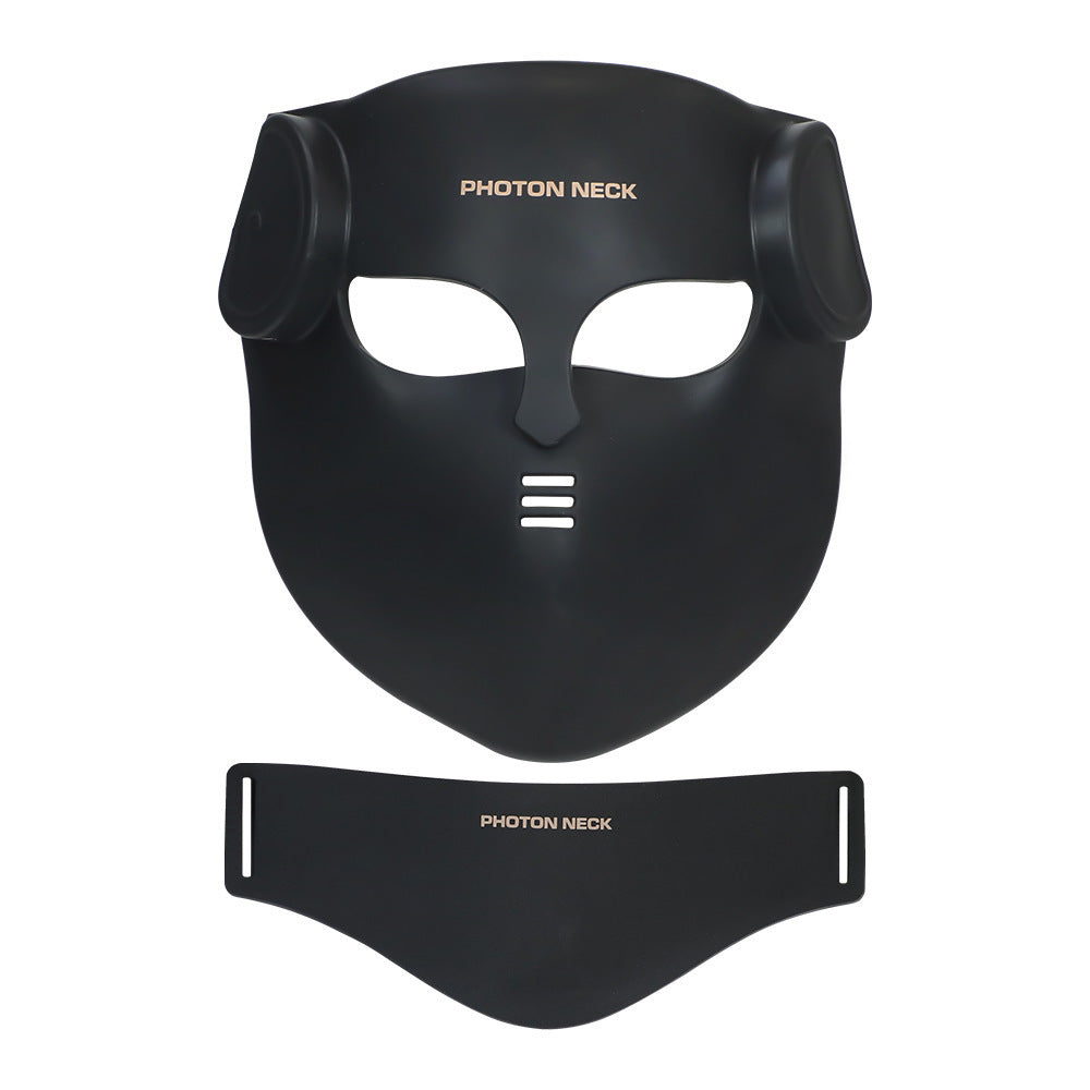 Mascarilla facial 4D transfronteriza, control remoto inalámbrico, colorida, de silicona, LED, para belleza
