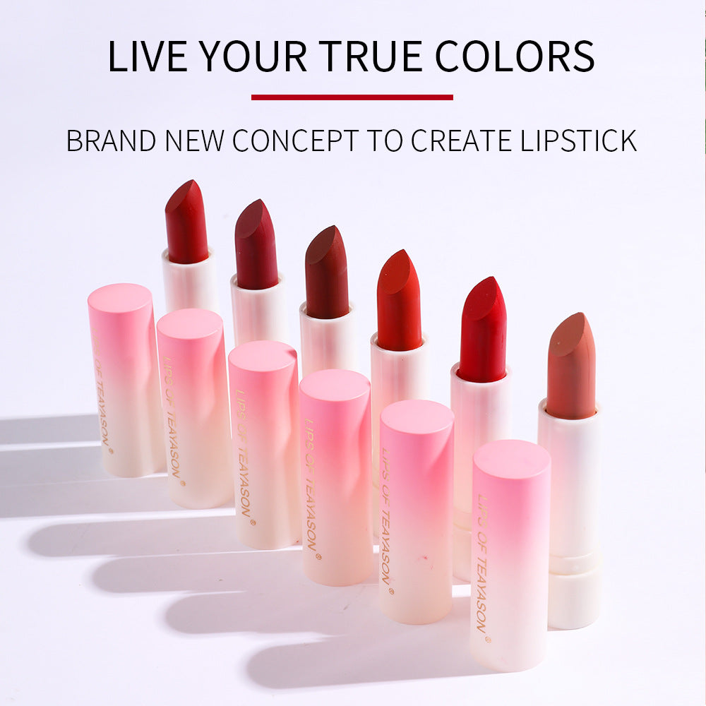 Retro Matte Lipstick — Bean Paste, Peach & Red Shades