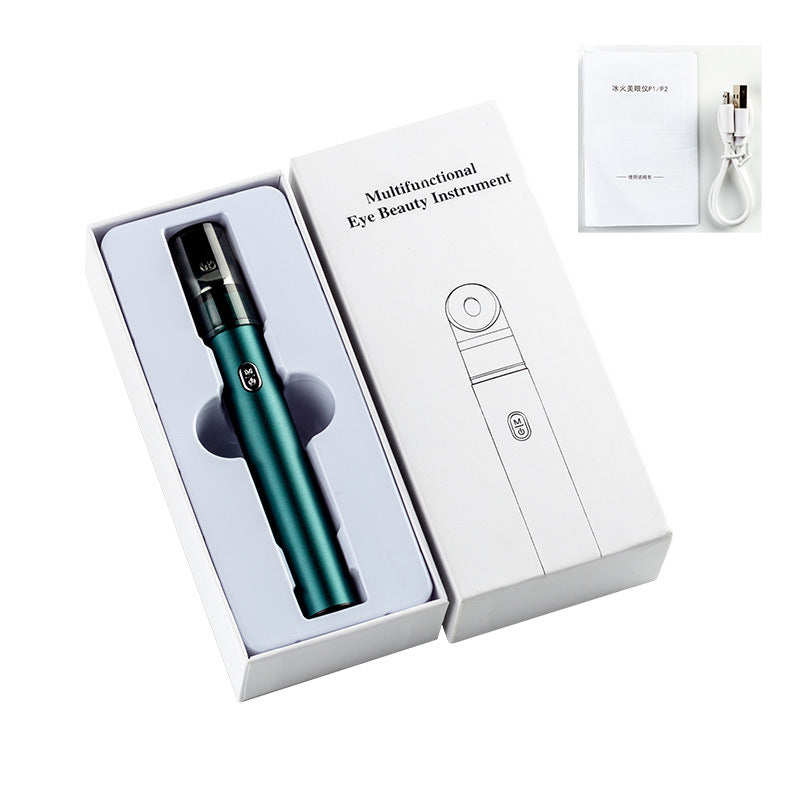 Dispositivo de belleza facial, suero para ojos, instrumento de belleza de frío y calor, instrumento de introducción, masajeador facial eléctrico, dispositivo de belleza IPL para ojos
