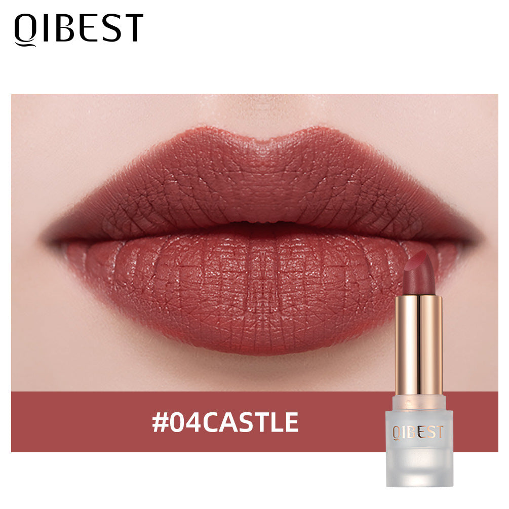 QIBEST Velvet Matte Lipstick — 11 Shades, Long-Lasting Color