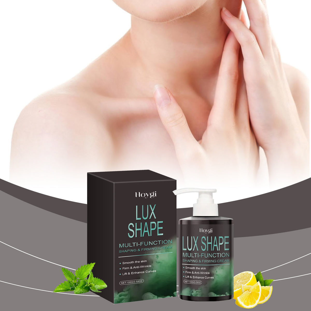 Crema de belleza reafirmante corporal que hidrata, reafirma y tersa la piel suavemente; aplicar mediante un masaje diario.