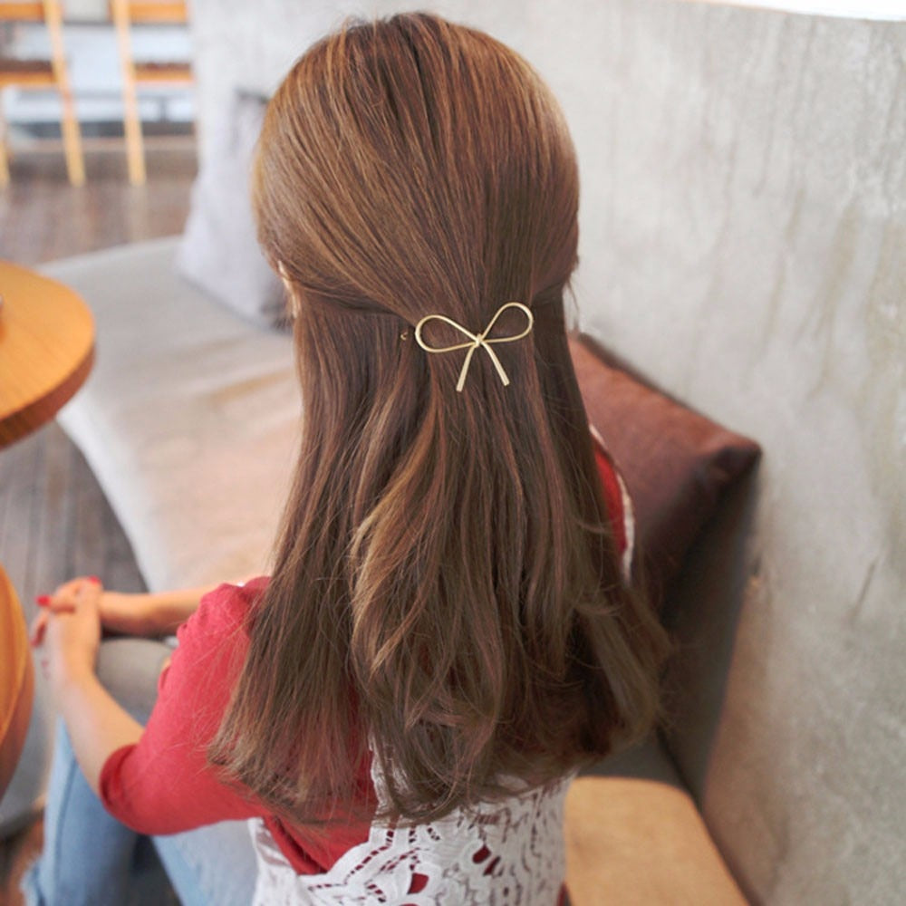Accesorios para el cabello de moda para mujer, pinza para el cabello de mariposa calada geométrica, pasadores, tocado, accesorios para el cabello, regalo casual