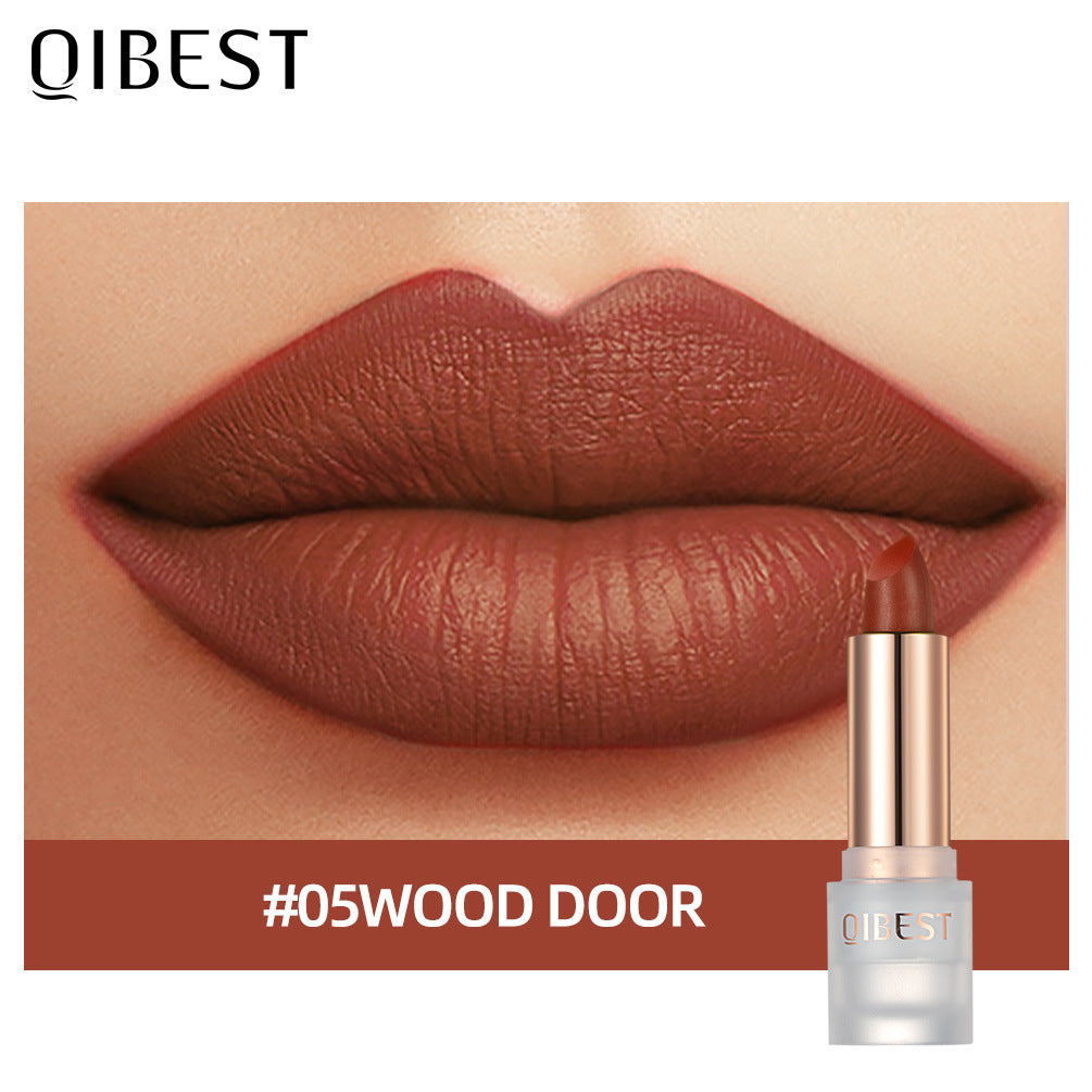 QIBEST Velvet Matte Lipstick — 11 Shades, Long-Lasting Color